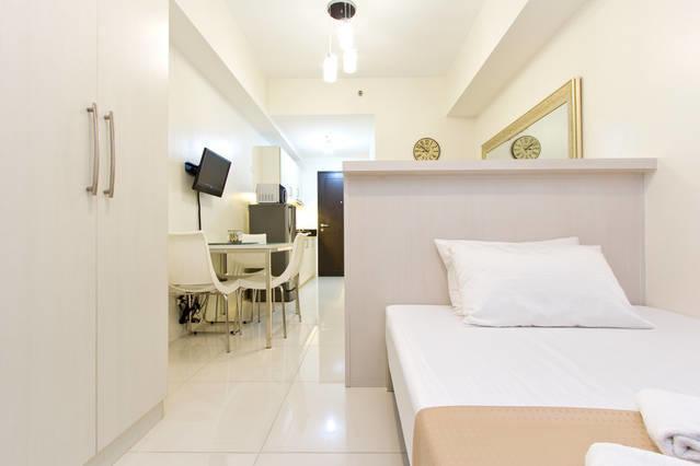 Condo Studio Luxe In Princeton Residences Manila Phòng bức ảnh