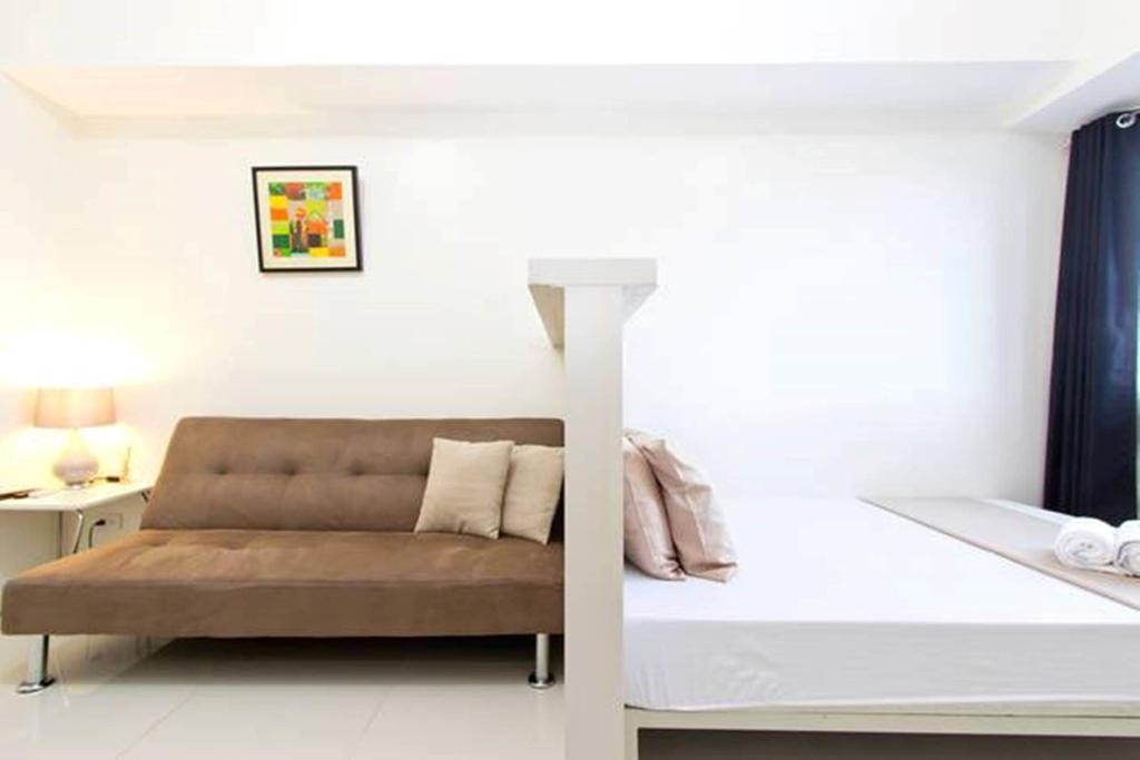 Condo Studio Luxe In Princeton Residences Manila Phòng bức ảnh